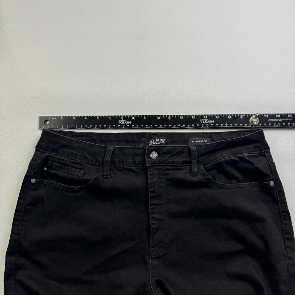 Judy Blue Boyfriend Fit Black Jeans Plus Size 20W Stretchy Denim JB88175 BK - Picture 6 of 16